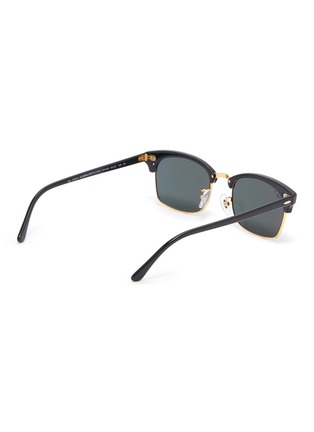 Figure View - Click To Enlarge - RAY-BAN - Metal Bridge Rectangular Acetate Frame Sunglasses