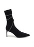 Main View - Click To Enlarge - RENÉ CAOVILLA - 'Cleo' strass coil cashmere sock booties