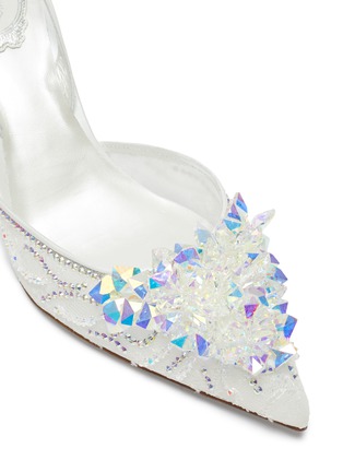 Detail View - Click To Enlarge - RENÉ CAOVILLA - Crystal strass embellished slingback pumps