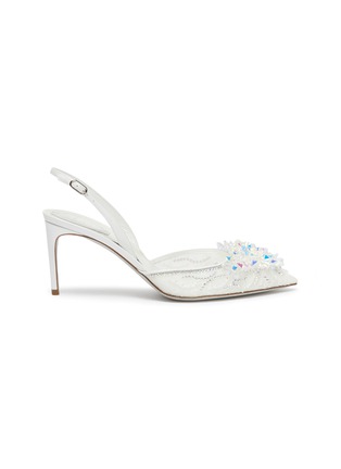 Main View - Click To Enlarge - RENÉ CAOVILLA - Crystal strass embellished slingback pumps