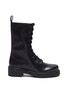 Main View - Click To Enlarge - RENÉ CAOVILLA - Strass embellished midsole combat boots