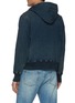 Back View - Click To Enlarge - RAG & BONE - Damon' Zip-up Denim Hoodie