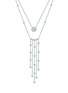 Main View - Click To Enlarge - SARAH ZHUANG - 'Mix & Match' diamond 18k white gold necklace