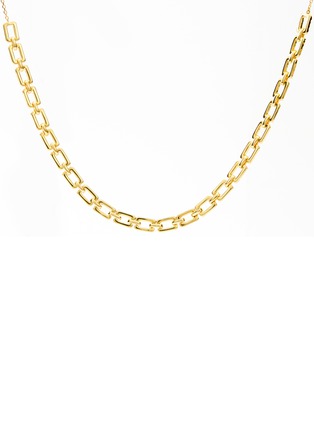 Figure View - Click To Enlarge - SARAH ZHUANG - 'Infinite' diamond 18k gold  chain link necklace