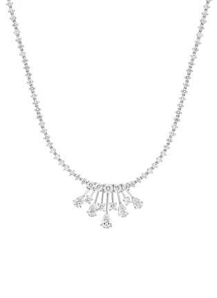 Main View - Click To Enlarge - SARAH ZHUANG - 'Spotlight' diamond 18k white gold necklace