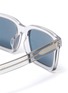 Detail View - Click To Enlarge - PRADA - Translucent Square Acetate Frame Sunglasses