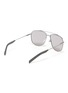 Figure View - Click To Enlarge - PRADA - Acetate Temple Metal Frame Aviator Sunglasses