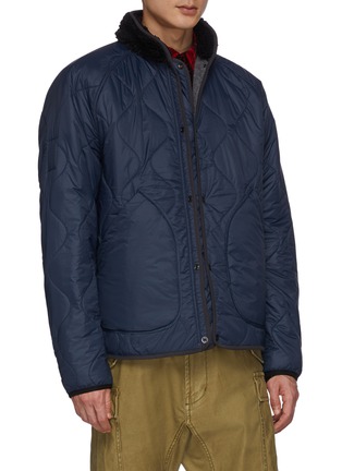 Detail View - Click To Enlarge - RAG & BONE - Fleece Collar Reversible Quilted Nylon Jacket