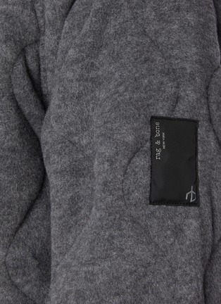  - RAG & BONE - Fleece Collar Reversible Quilted Nylon Jacket