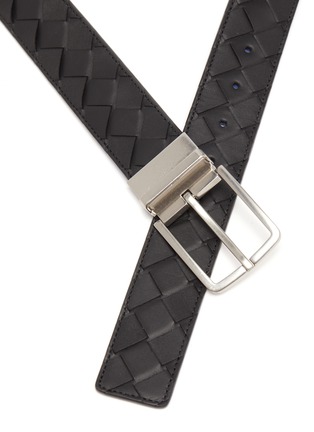Detail View - Click To Enlarge - BOTTEGA VENETA - Reversible Intrecciato Leather Belt