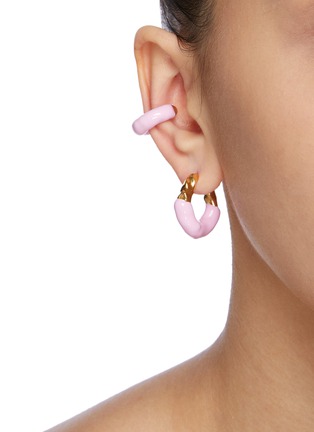 Figure View - Click To Enlarge - JOANNA LAURA CONSTANTINE - 'Feminine Waves' Hoop Earring and Ear Cuff Set of Three