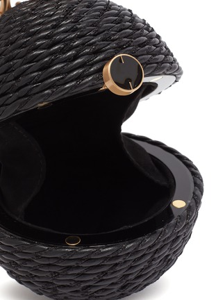 Detail View - Click To Enlarge - CULT GAIA - Andel' Faux Leather Roping Sphere Clutch