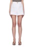 Main View - Click To Enlarge - VINCE - High Rise Linen Shorts