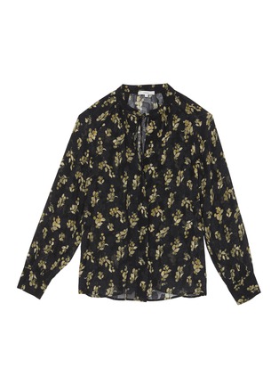Main View - Click To Enlarge - VINCE -  ''Dandelion Poet' All-over Floral Print Silk Blouse