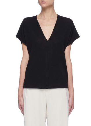 Main View - Click To Enlarge - VINCE - V-neck Popover Top