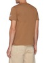 Back View - Click To Enlarge - FDMTL - Sashiko Chest Patch Crewneck Cotton T-shirt