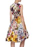 Back View - Click To Enlarge - OSCAR DE LA RENTA - Sleeveless Bubble Hem Dress