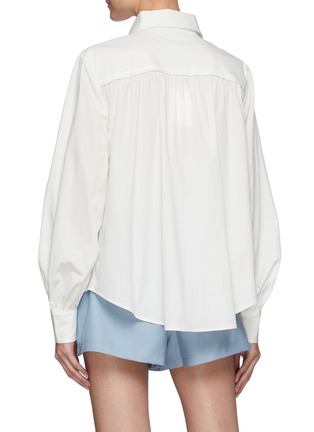 Back View - Click To Enlarge - C/MEO COLLECTIVE - Feel So Lucky' Bell Sleeves Shirt