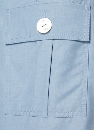  - C/MEO COLLECTIVE - Magnetised' Belted A-line Flap Pocket Shorts