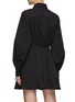 Back View - Click To Enlarge - C/MEO COLLECTIVE - Bell Sleeves Black Shirt Dress