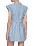 Back View - Click To Enlarge - C/MEO COLLECTIVE - Magnetised' Belted Lapel Dress
