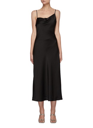 Main View - Click To Enlarge - C/MEO COLLECTIVE - What You Do' Ruched Neck Slip Dress