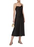 Figure View - Click To Enlarge - C/MEO COLLECTIVE - What You Do' Ruched Neck Slip Dress