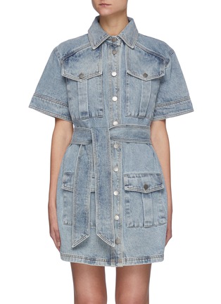 Main View - Click To Enlarge - C/MEO COLLECTIVE - Heart Full' Wash Denim Dress