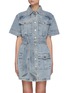 Main View - Click To Enlarge - C/MEO COLLECTIVE - Heart Full' Wash Denim Dress