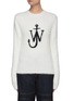 Main View - Click To Enlarge - JW ANDERSON - Intarsia anchor logo sweater