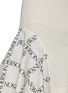  - JW ANDERSON - Logo Grid Drape Hem Cotton Jersey T-Shirt