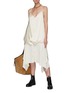 Figure View - Click To Enlarge - JW ANDERSON - Drape Satin Midi Dress