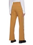 Back View - Click To Enlarge - JW ANDERSON - Contrast Stitch Wide Leg Cotton Pants
