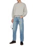 Figure View - Click To Enlarge - MAISON MARGIELA - Drop Shoulder Cotton Crewneck Sweatshirt