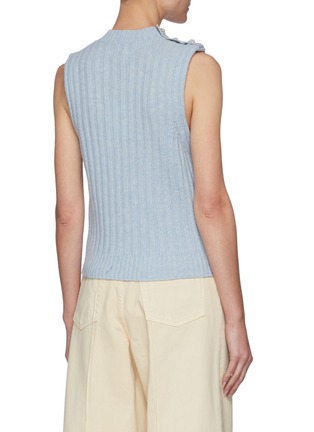 Back View - Click To Enlarge - GANNI - Wool Knit Vest