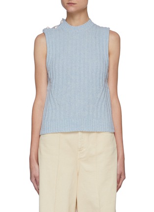 Main View - Click To Enlarge - GANNI - Wool Knit Vest