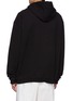 Back View - Click To Enlarge - MAISON MARGIELA - Inverted Logo Cotton Hoodie
