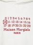  - MAISON MARGIELA - Number Logo Cotton Hoodie