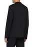 Back View - Click To Enlarge - MAISON MARGIELA - Collarless Virgin Wool Single Breasted Blazer