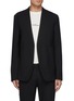 Main View - Click To Enlarge - MAISON MARGIELA - Collarless Virgin Wool Single Breasted Blazer
