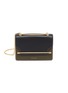 Main View - Click To Enlarge - STRATHBERRY - EAST/WEST' Tricolour LEATHER CROSSBODY BAG