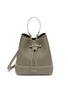Main View - Click To Enlarge - STRATHBERRY - 'Lana Osette Midi' Metal Bar Bucket Bag