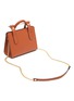 Detail View - Click To Enlarge - STRATHBERRY - 'Nano Tote' Metal Bar Closure Leather Crossbody Bag