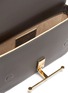 Detail View - Click To Enlarge - STRATHBERRY - 'Melville Baguette' Gold Bar Closure Leather Crossbody Bag