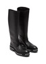 Detail View - Click To Enlarge - ALEXANDER WANG - Sanford' logo midsole leather boots
