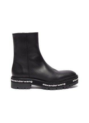 Main View - Click To Enlarge - ALEXANDER WANG - Sanford' chunky leather chelsea boots