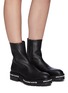 Figure View - Click To Enlarge - ALEXANDER WANG - Sanford' chunky leather chelsea boots