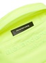 Detail View - Click To Enlarge - ALEXANDER WANG - 'Primal' Logo Jacquard Resin Chain Strap Nylon Bum Bag