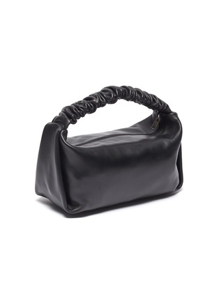 Detail View - Click To Enlarge - ALEXANDER WANG - Scrunchie' ruched handle leather baguette bag