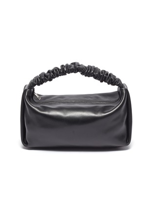 Main View - Click To Enlarge - ALEXANDER WANG - Scrunchie' ruched handle leather baguette bag